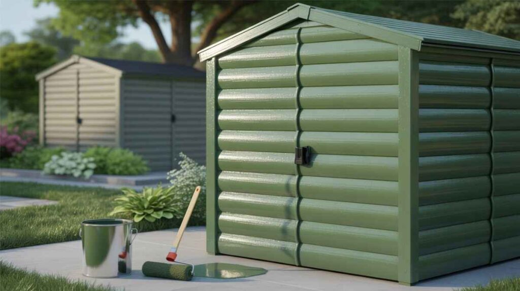 Paint a Plastic Shed to enhance durability, improve appearance, and protect it from sun, rain, and long-term wear.