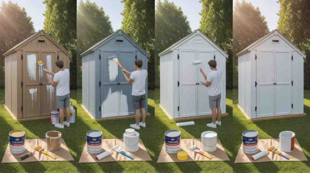 Paint a Plastic Shed using proper surface preparation, priming, smooth painting techniques, and finishing steps for a durable, professional-quality result.