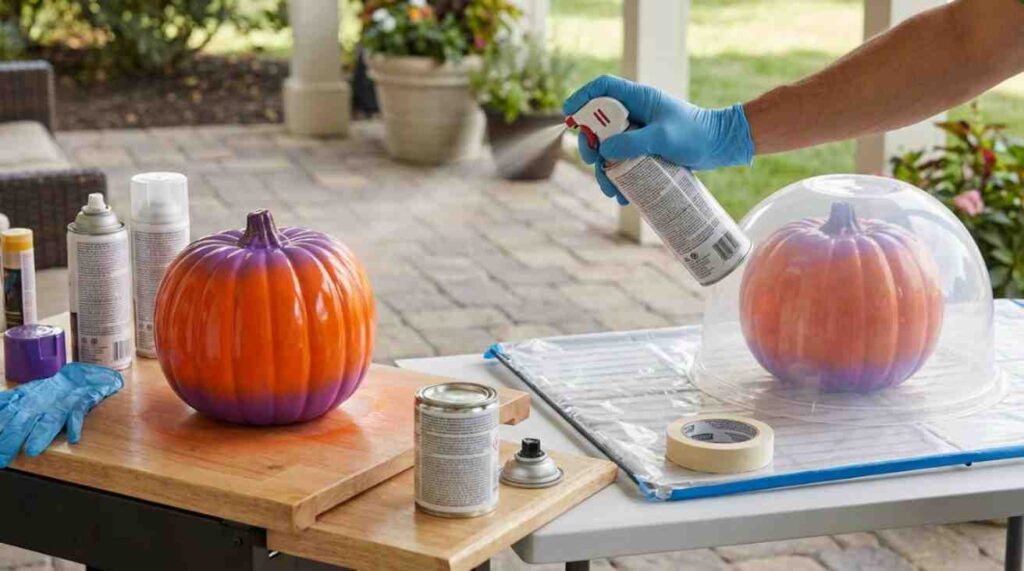 Sealing and protecting painted outdoor plastic chairs or décor for durability and vibrant finish