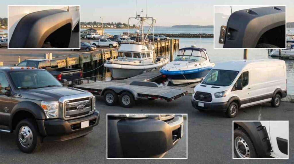 Plastic Fenders showing durability and protective benefits on vehicles, trailers, and boats